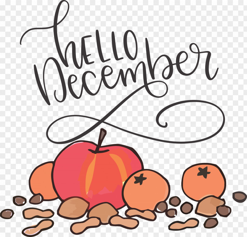 Hello December Winter PNG