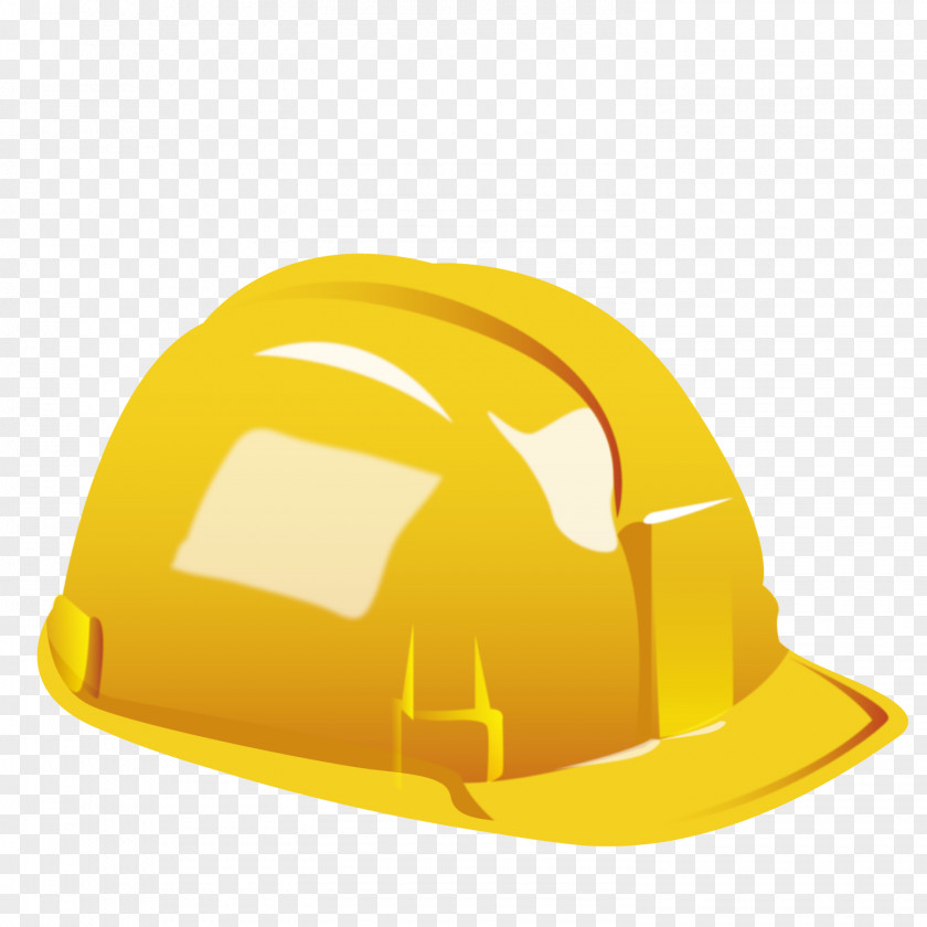 Vector Helmet Hard Hat Yellow PNG