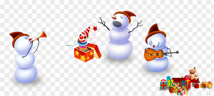 Christmas Snowman Decoration Lights Happiness Wish Holiday Greetings Gift PNG