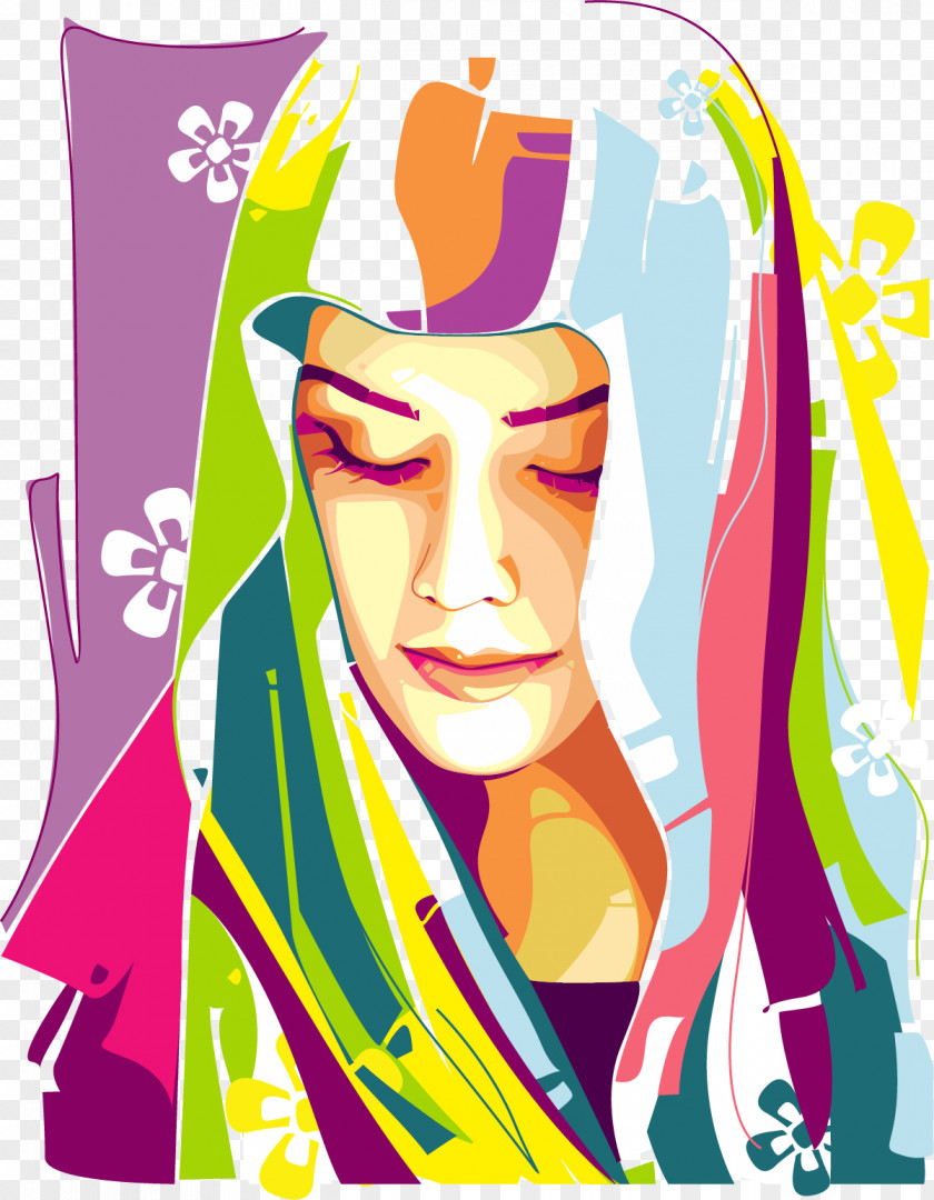 Colorful People In Eid Al Fitr Muslim Islam Illustration PNG