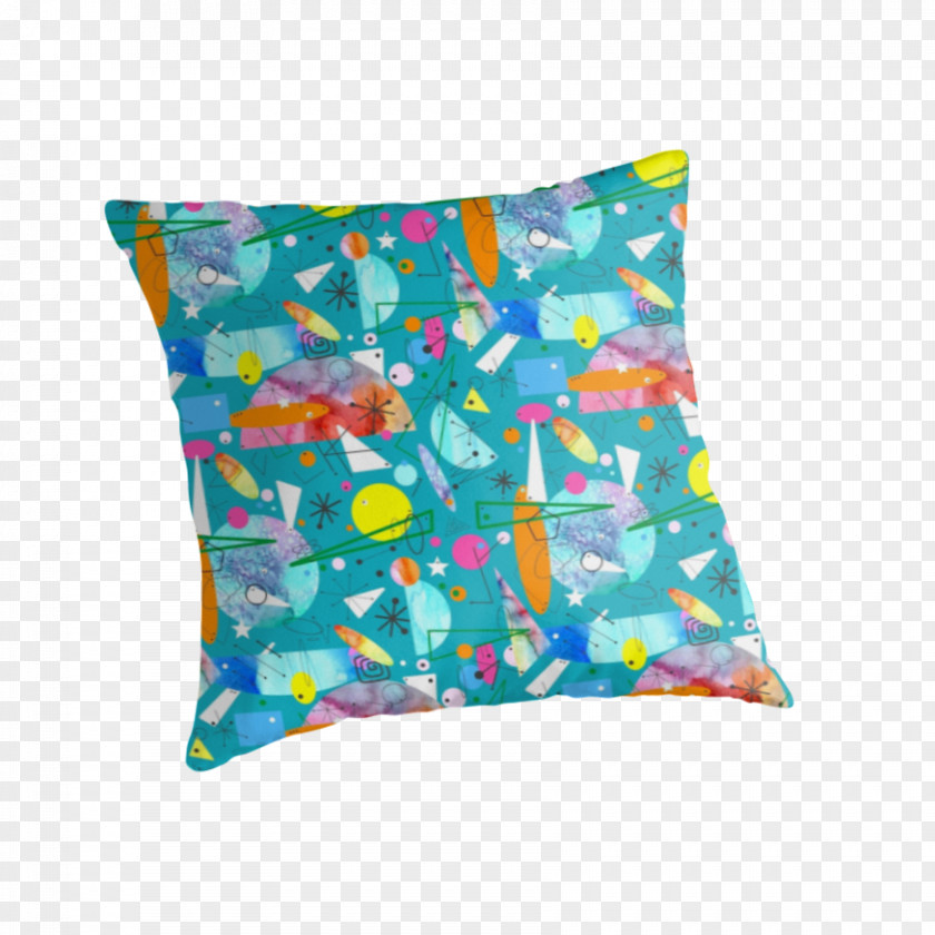 Pillow Throw Pillows Cushion Teal Turquoise PNG