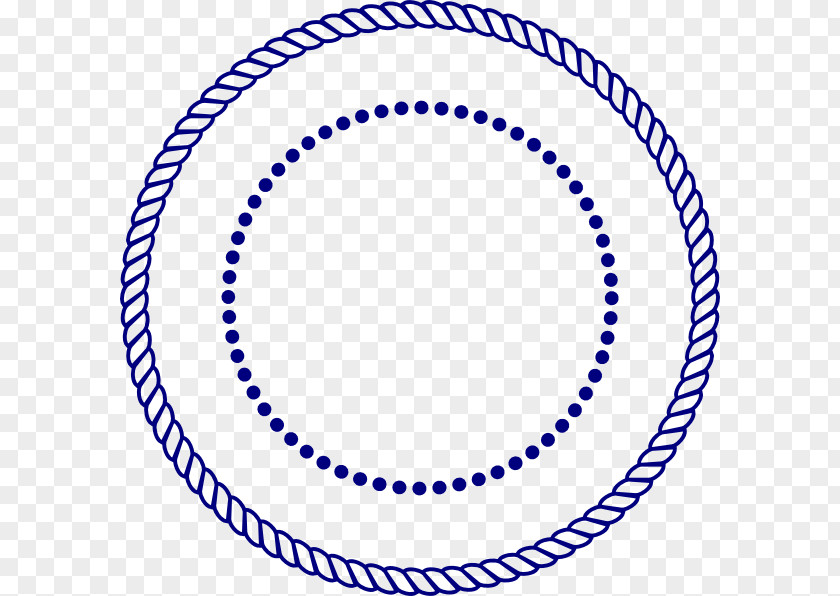 Round Border Rope Drawing Clip Art PNG