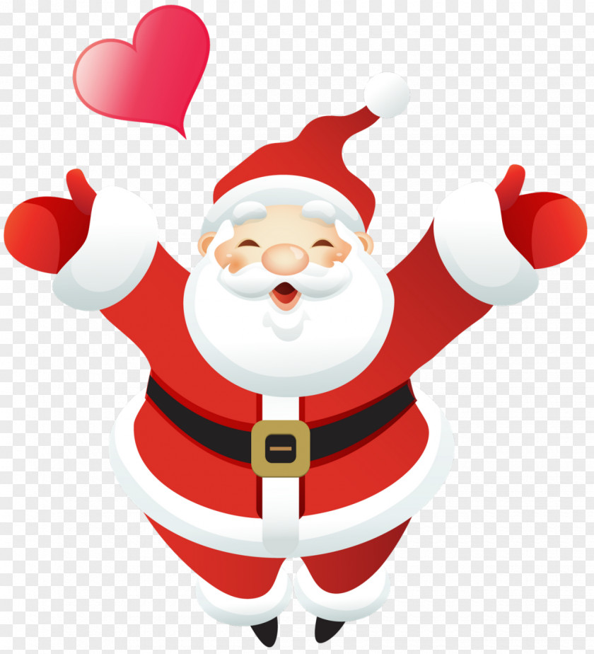 Santa Claus Christmas Clip Art PNG