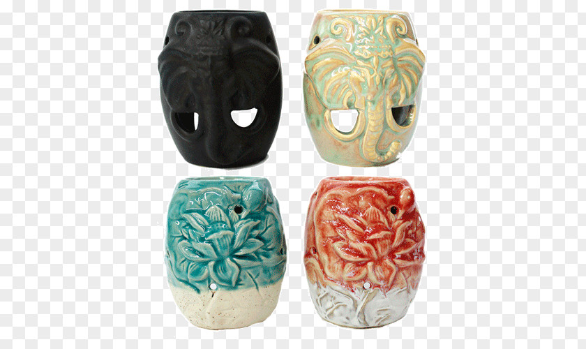 Shiva Vase Ceramic Censer Craquelure PNG