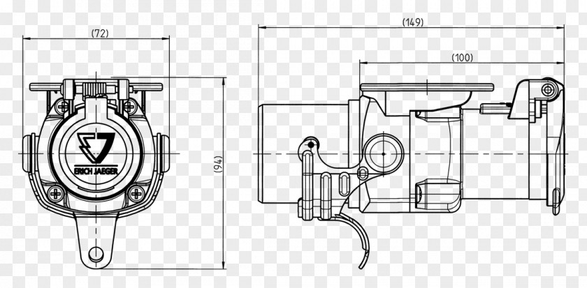 Technical Drawing Adapter AC Power Plugs And Sockets Standard PNG