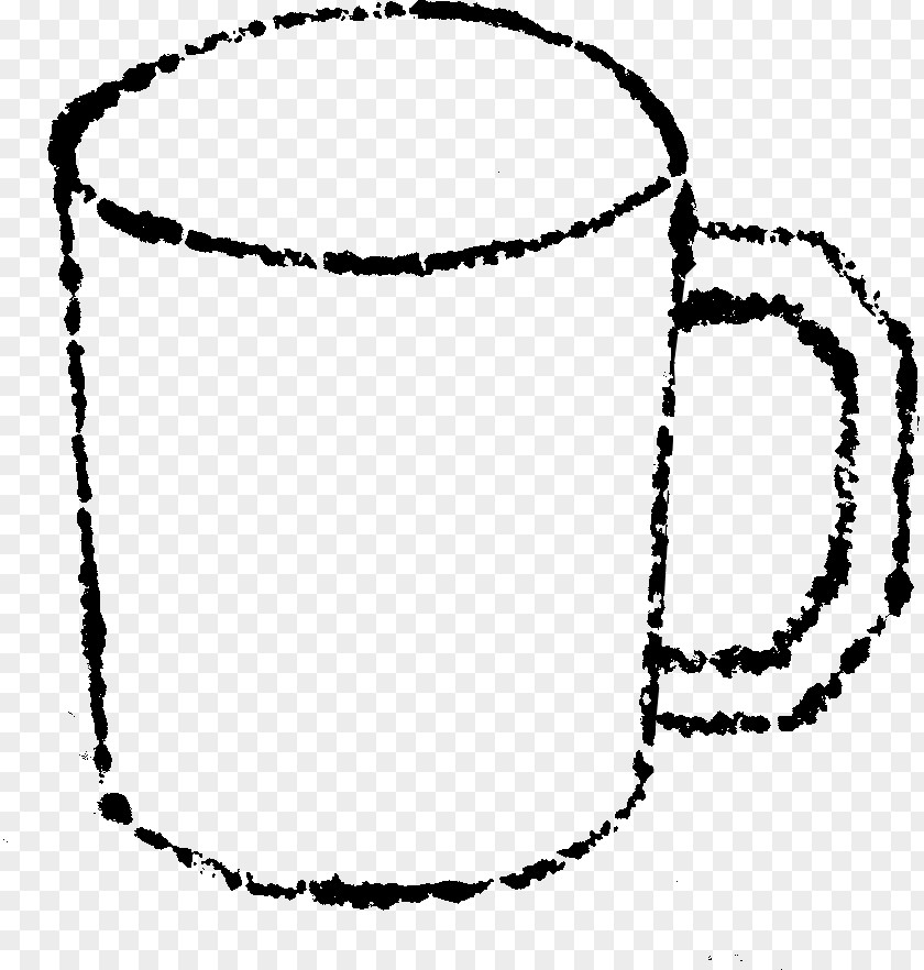 Coffee Black And White Line Art Text PNG