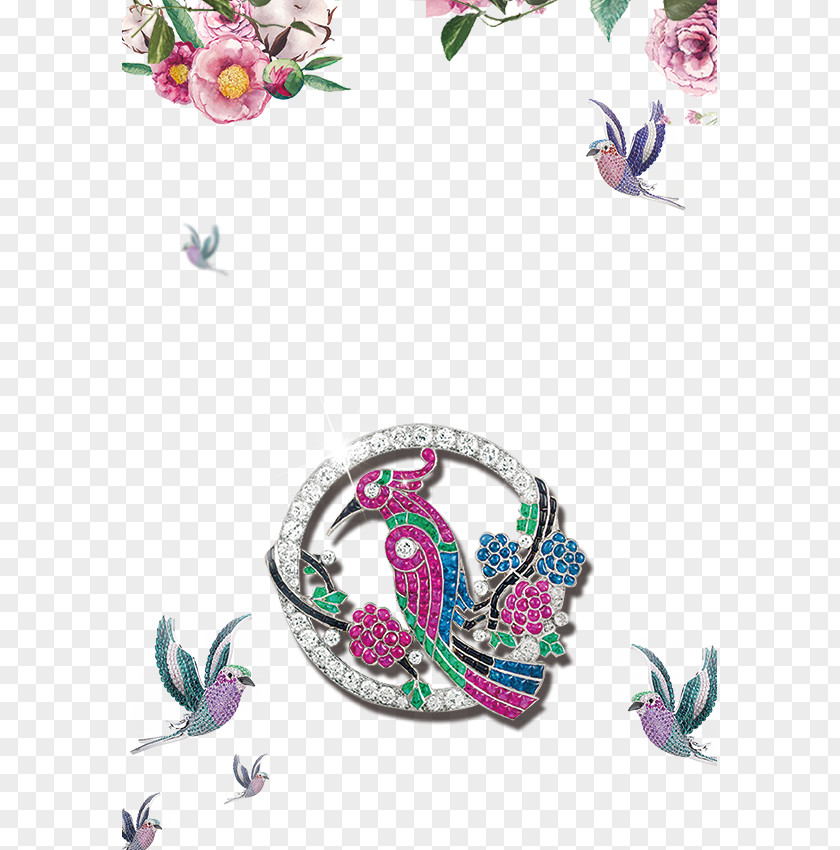 Spring Festival Jewelry Free Downloads Text Petal Illustration PNG