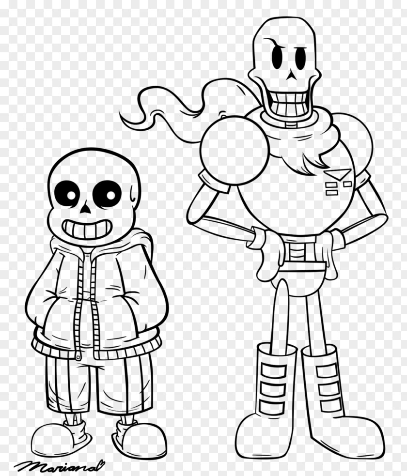 Coloring Book Undertale Line Art Drawing Character PNG