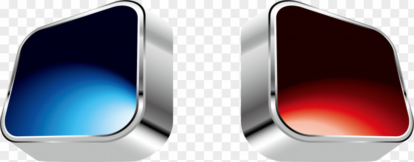 Cube Glass Button Download PNG