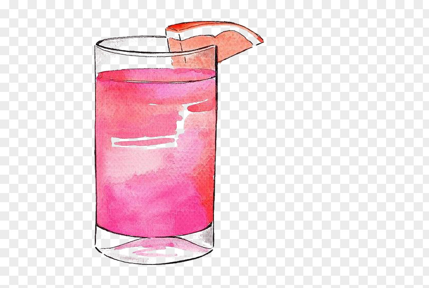 Drink Cocktail Grapefruit Juice Drawing Illustration PNG
