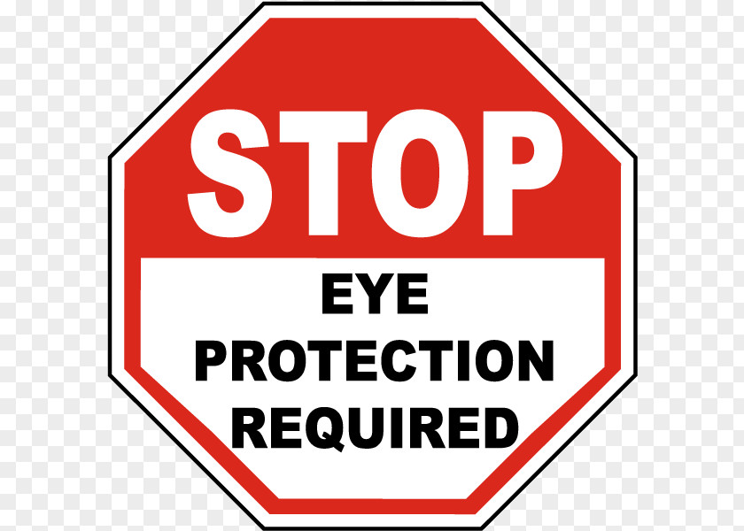 Eye Protection Safety Personal Protective Equipment Goggles Sign Shullsburg School District PNG