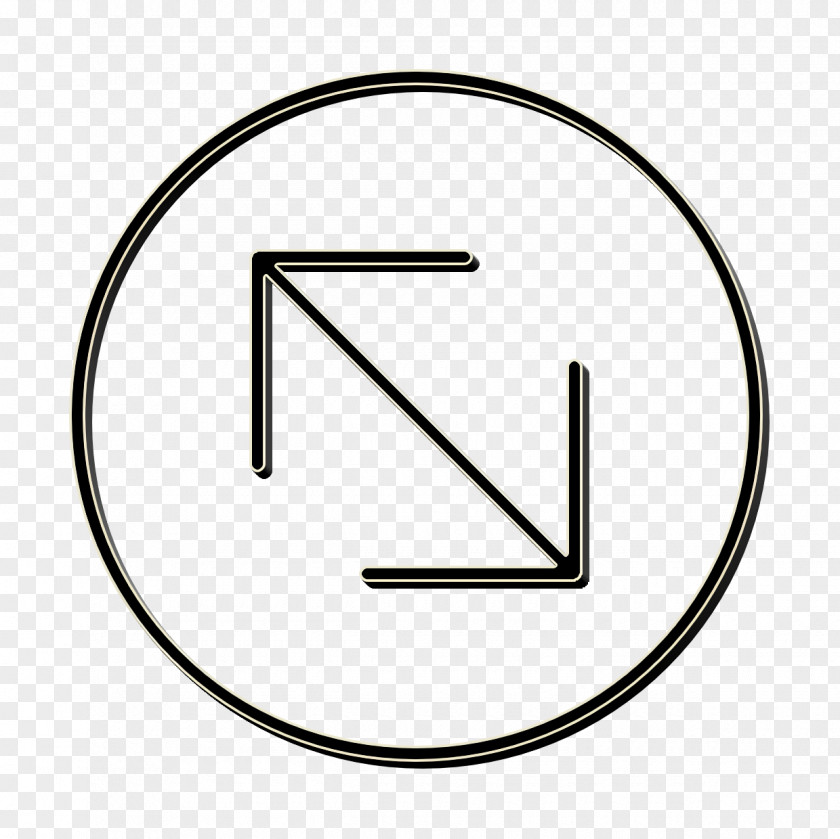 Symbol Line Art Arrow Icon Circle Direction PNG