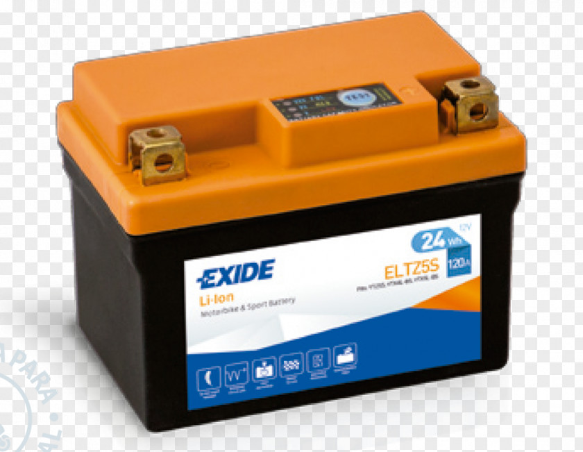 Automotive Battery Lithium-ion Electric Rechargeable Exide PNG