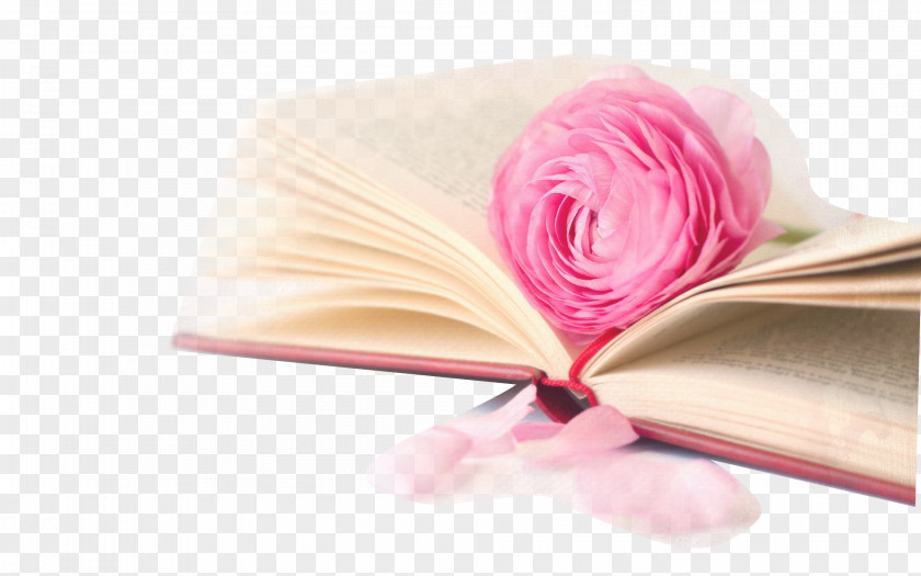 Books Flowers The Flower Book Desktop Wallpaper Rose PNG