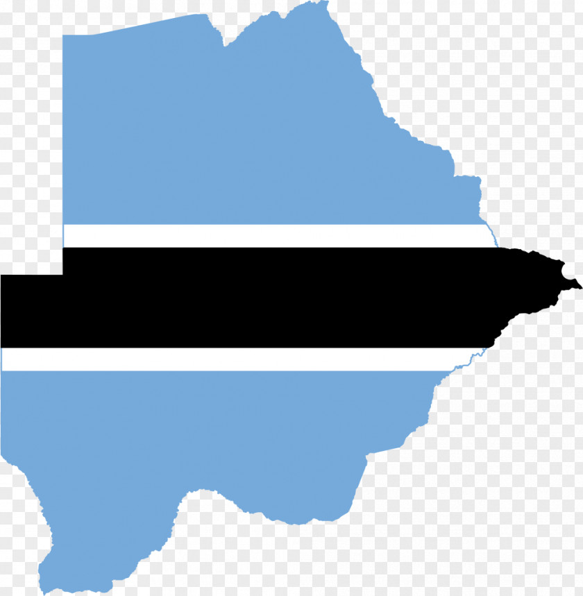 Botswana Flag Of File Negara Map PNG