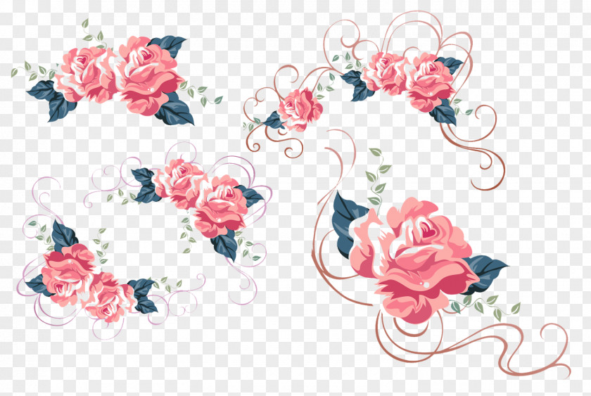 Design Garden Roses Still Life: Pink PNG