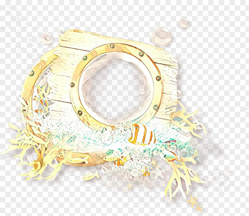 Metal Fashion Accessory Yellow Circle PNG