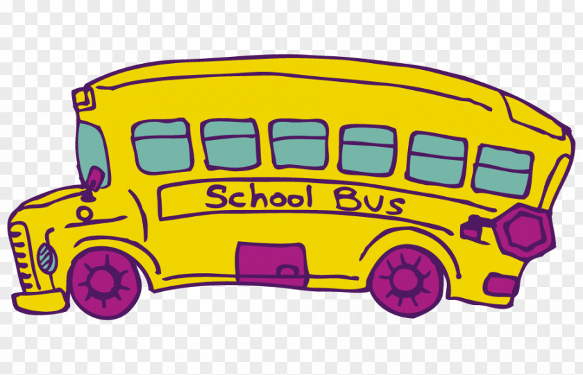 School Bus Student PNG