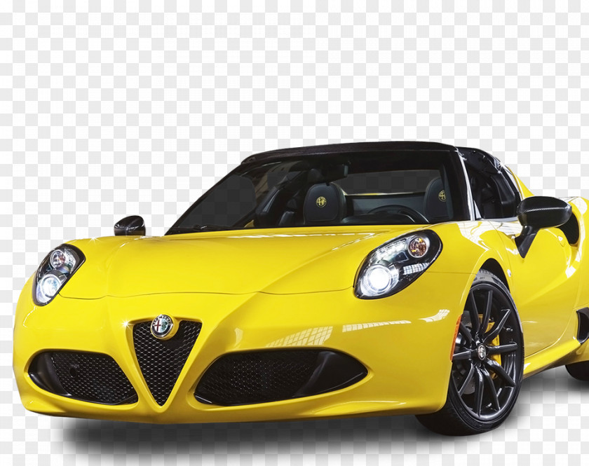 Alfa Romeo 2018 4C Spider 2015 Sports Car PNG