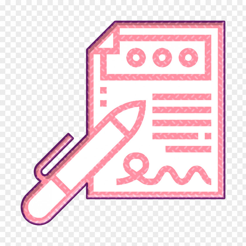 Contract Icon Business Analytics PNG