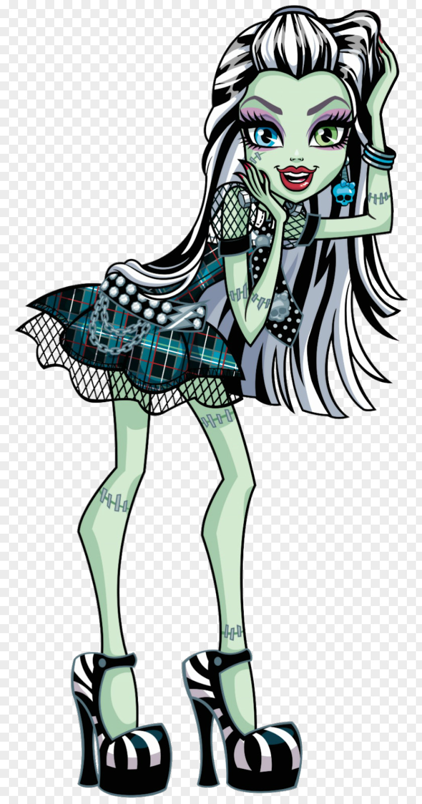 Doll Frankie Stein Monster High Original Gouls CollectionClawdeen Wolf Cleo DeNile PNG