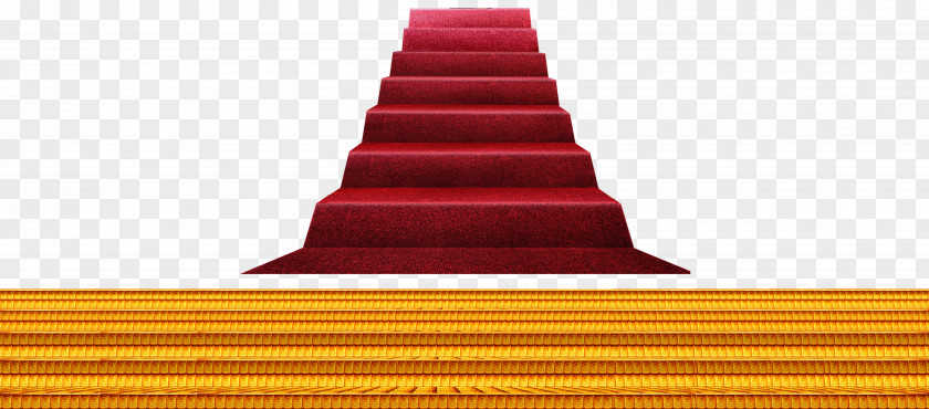 Ladder,Stepped On The Red Carpet Floor Angle PNG