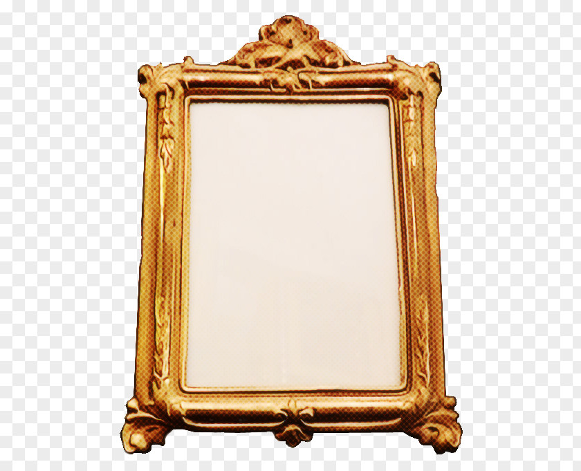 Metal Mirror Background Green Frame PNG