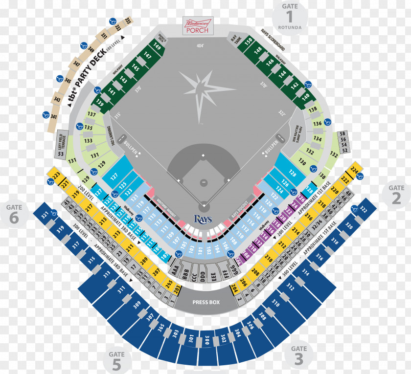 Baseball Tropicana Field Tampa Bay Rays Ballpark Guaranteed Rate Buccaneers PNG
