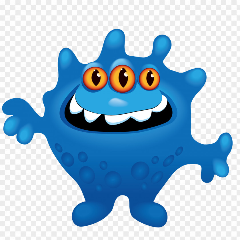 Computer Virus Monster Drawing Packaging And Labeling Art PNG