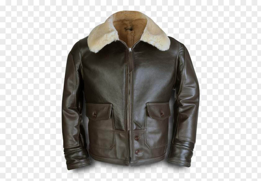 G1 Military Flight Jacket Leather Seal Brown Sheepskin PNG