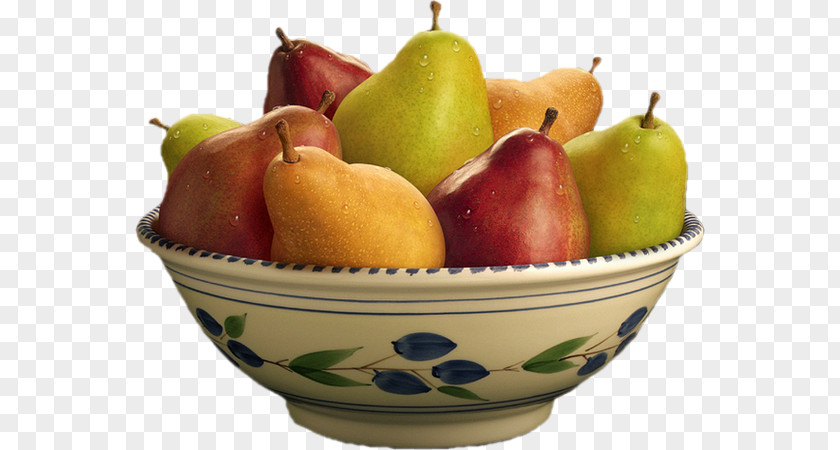 Peas Pear Bowl Food Art Fruit PNG