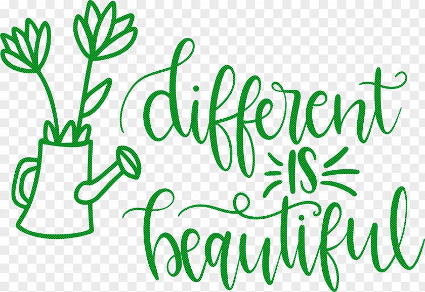 Different Is Beautiful Womens Day PNG