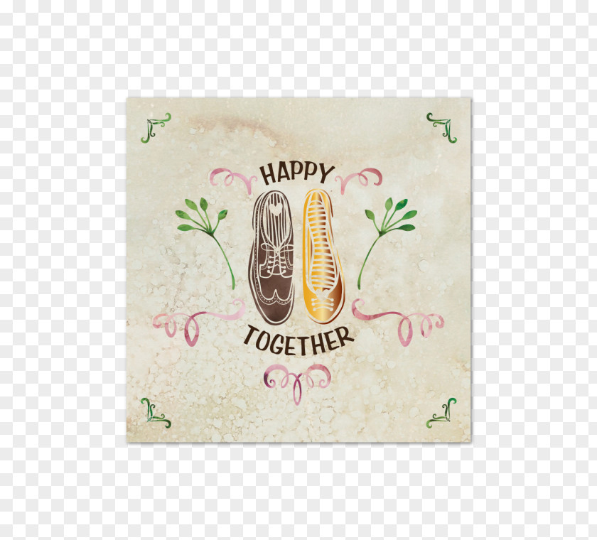 Happy Together Rectangle Font Calligraphy Place Mats PNG