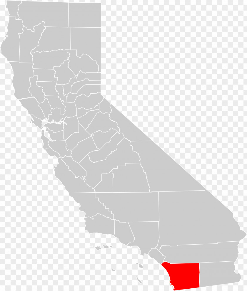 Map Santa Barbara County, California State Route 1 Cal 3 PNG