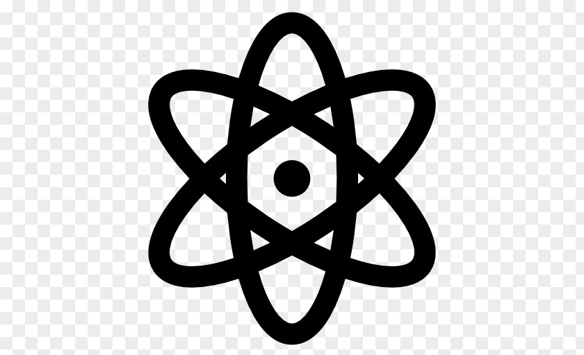 Symmetry Black And White Nuclear Physics PNG