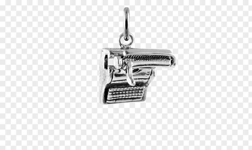 Typewriter Jewellery Charms & Pendants Locket Silver PNG