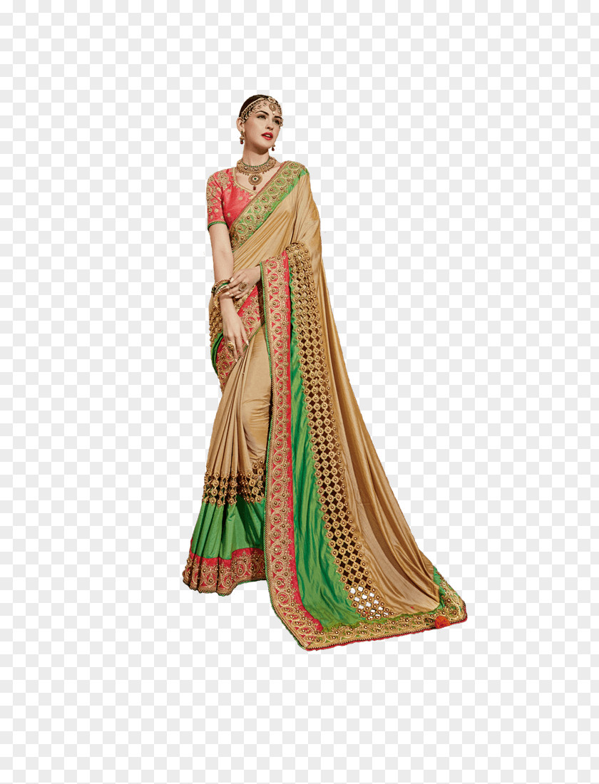 Wedding Sari Silk Dress Dupioni PNG