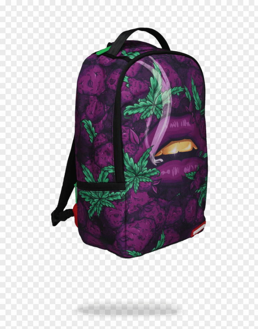 Bag Baggage Backpack Suitcase Purple PNG