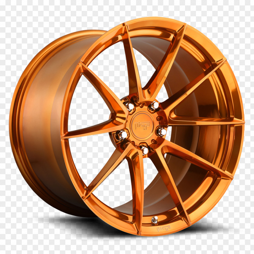 Colored Powders Forging Custom Wheel Machining PNG