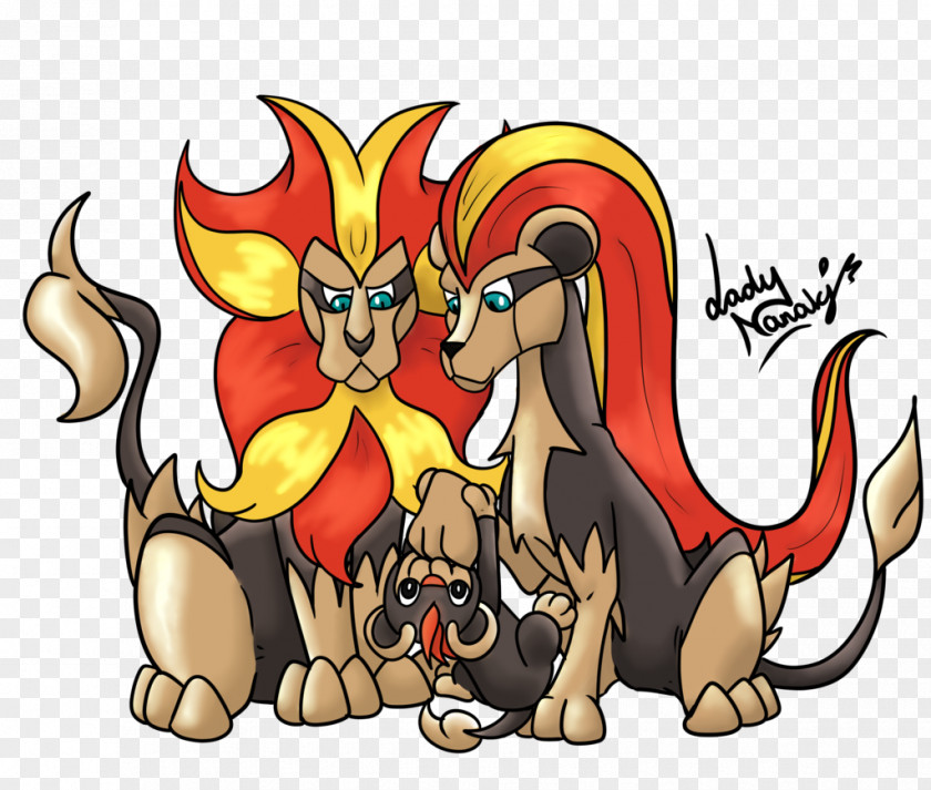 Fire Lion Pokémon X And Y Evolution Sun Moon Litleo Pyroar PNG