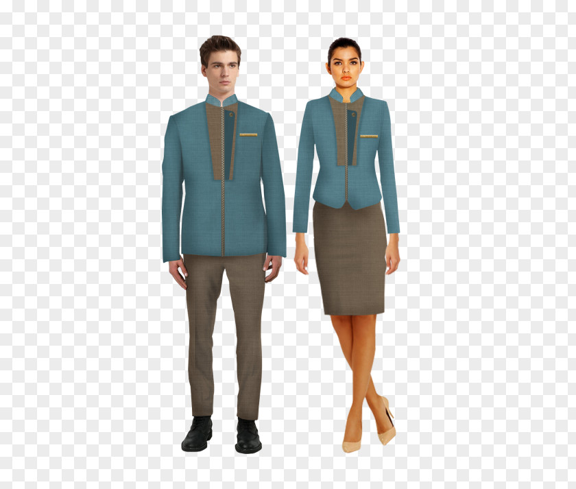 Flight Stewardess Uniform Blazer Housekeeping Receptionist Clothing PNG