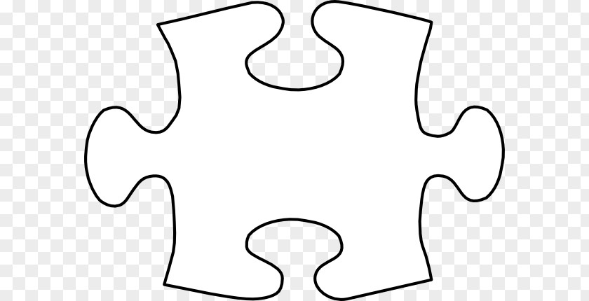 Large Puzzle Piece Template Jigsaw Tangram Clip Art PNG