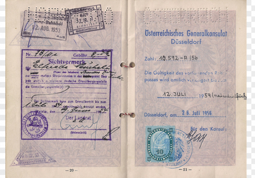 Passport Identity Document PNG
