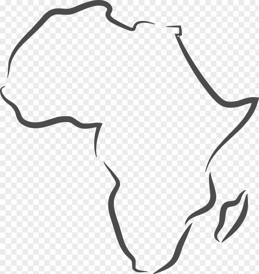 Africa Web Mapping Clip Art PNG