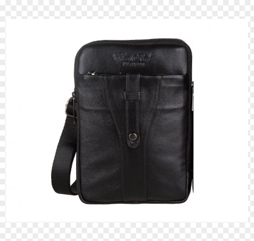 Bag Messenger Bags Leather Black Shoulder PNG