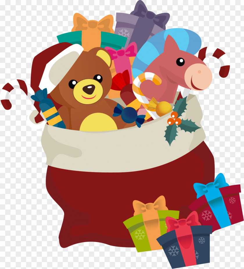 Christmas Cartoon Gift Card Toy Santa Claus Balloon PNG