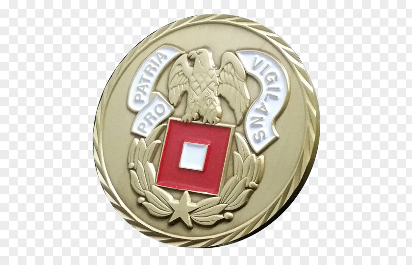 Coin Challenge Silver Military Medal PNG