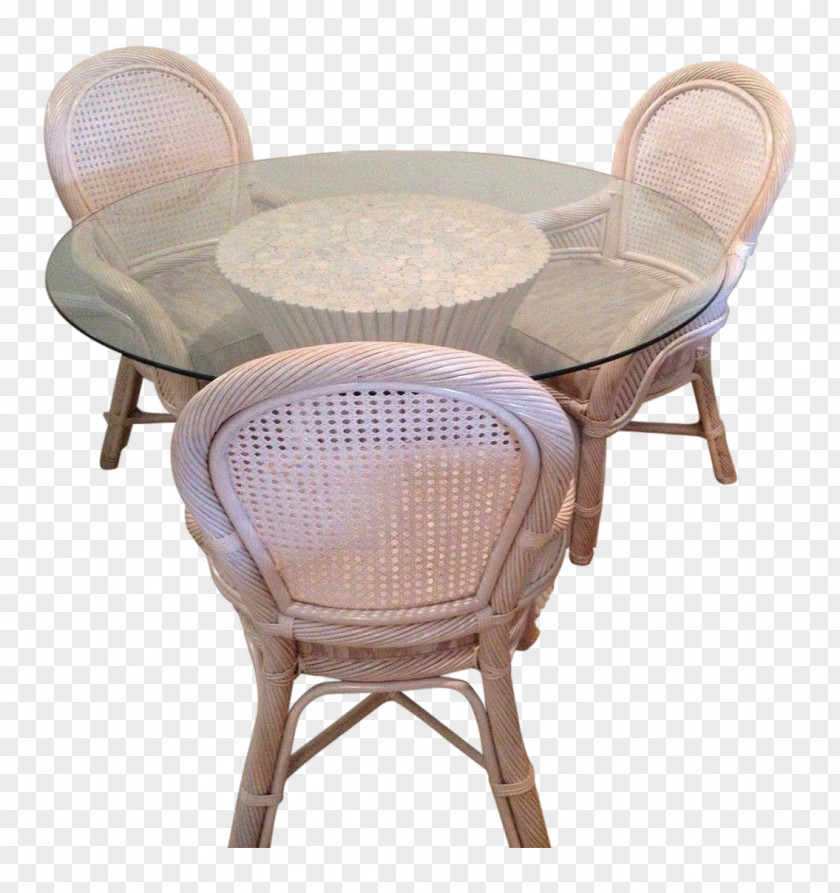 Colored Rattan Table Chair Dining Room Matbord Furniture PNG