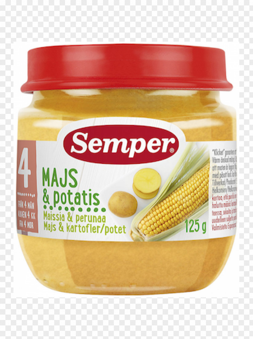 Potato Baby Food Mashed Maize Semper PNG