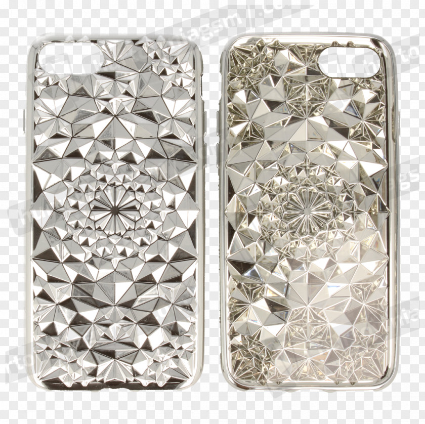 Silver Body Jewellery Mobile Phone Accessories Rectangle PNG